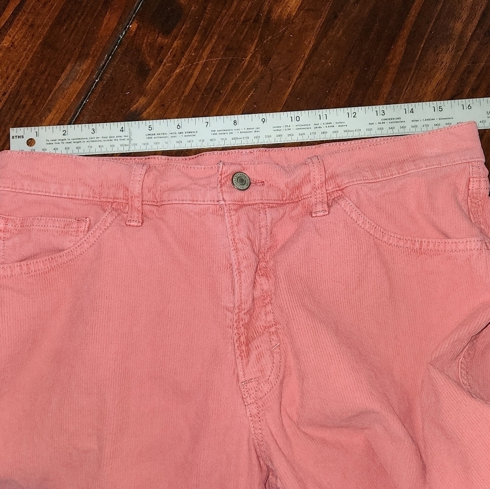 Lucky Brand Midrise Crop Coruroy Keans Sz 12 - Picture 7 of 8